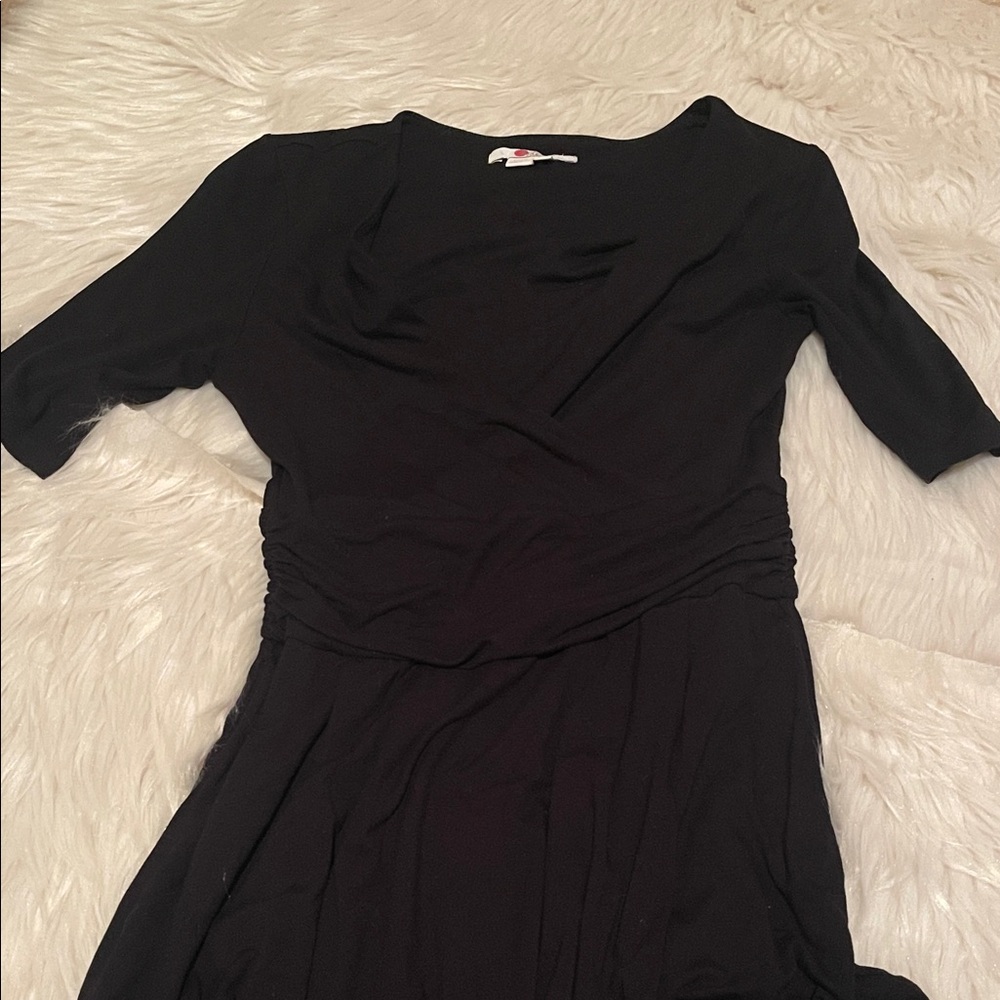 Boden Black Long Sleeve Dress